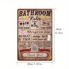 Vintage Metal Tin Sign Wall Art Kitchen Bar Garage Decor