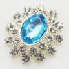 25x28mm Korean Alloy Rhinestone Acrylic Scarf Buckle Brooch