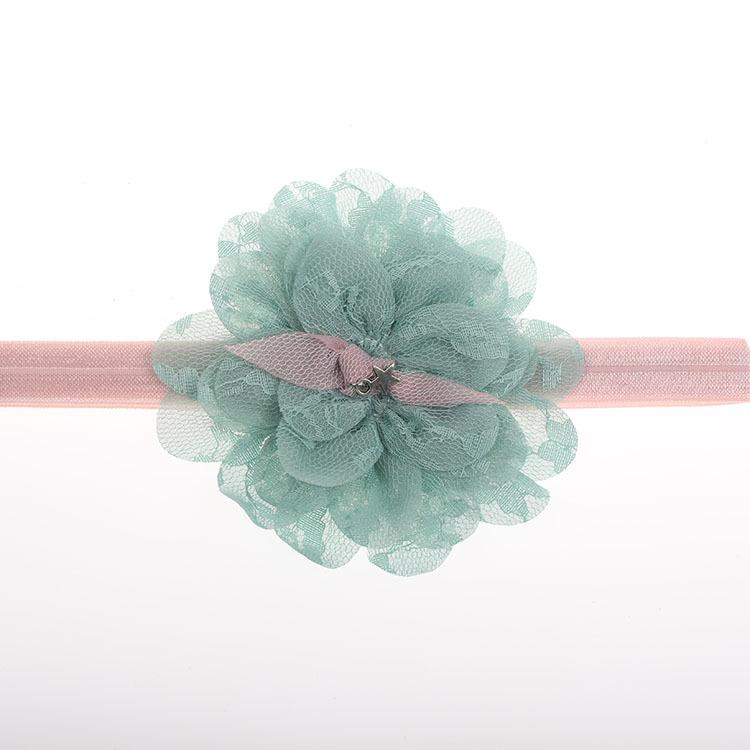 New children's hair band hair accessories newborn hair band lace flower baby headwear