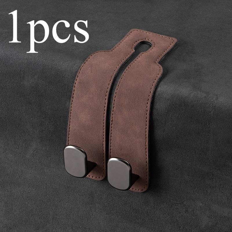 1/2pcs Universal Car Seat Headrest Hooks 2 in 1 Car Seat Back Hook for Purse and Bag Backpack Double Hook Car Seat Hanger