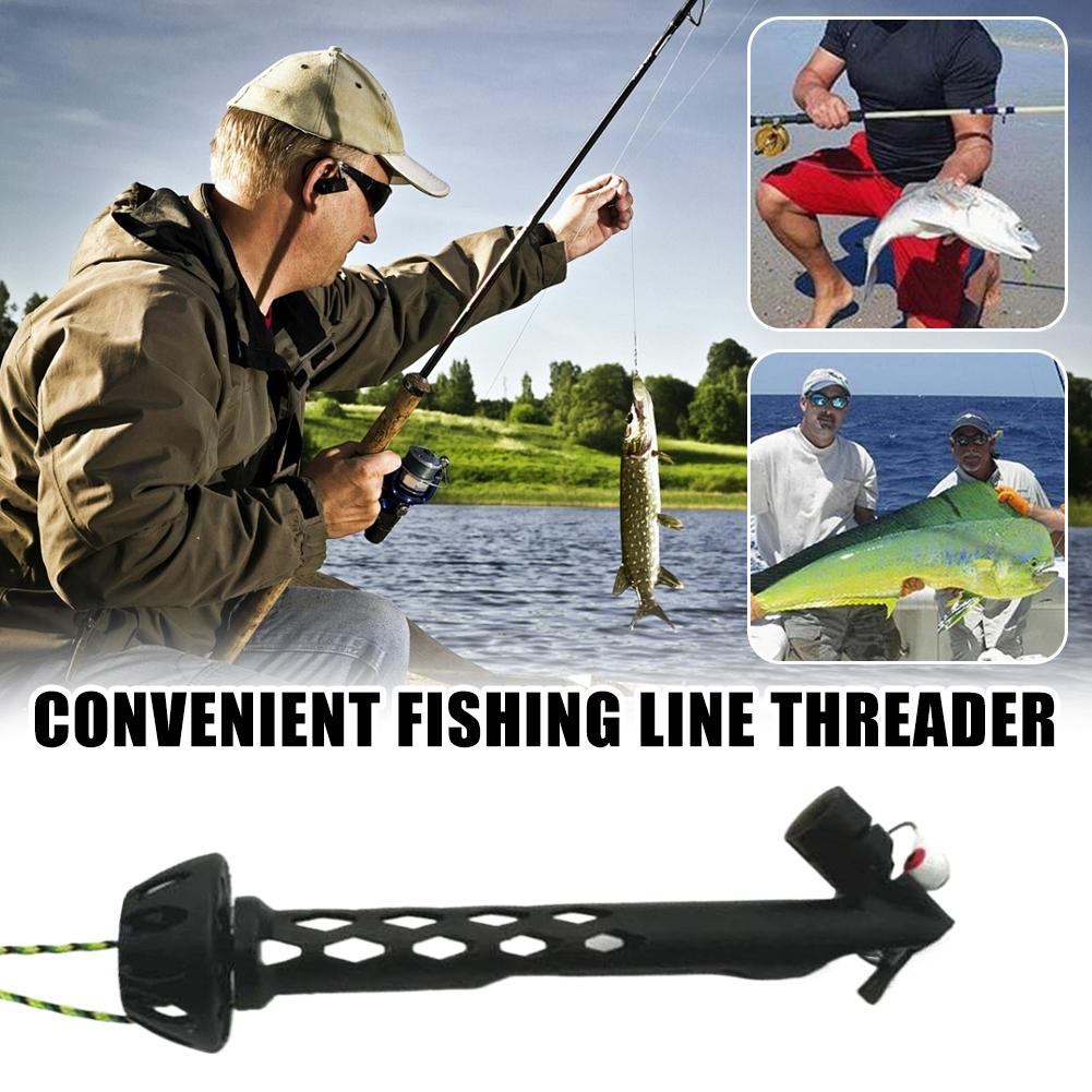 Magnetic Fly Threader, Quick Threading, Easy To Use, Portable Lightweight Multifunctional Fishing Knot Tying Tools