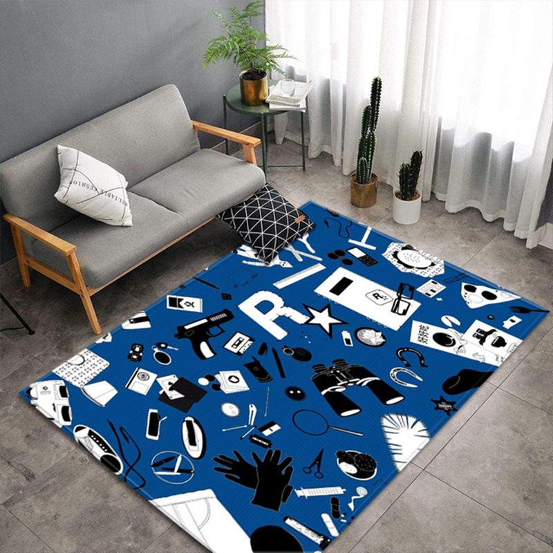 Game Console Carpet for Household Gaming Room Area Cloakroom Bedroom Bedside Soft Big Size Mats Coffee Tables Decor Foot Rug