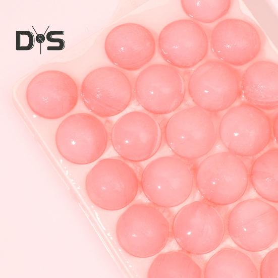 Iskubbricka Rund Smaklös PP 33 Grids Cocktails Återanvändbar istrågform