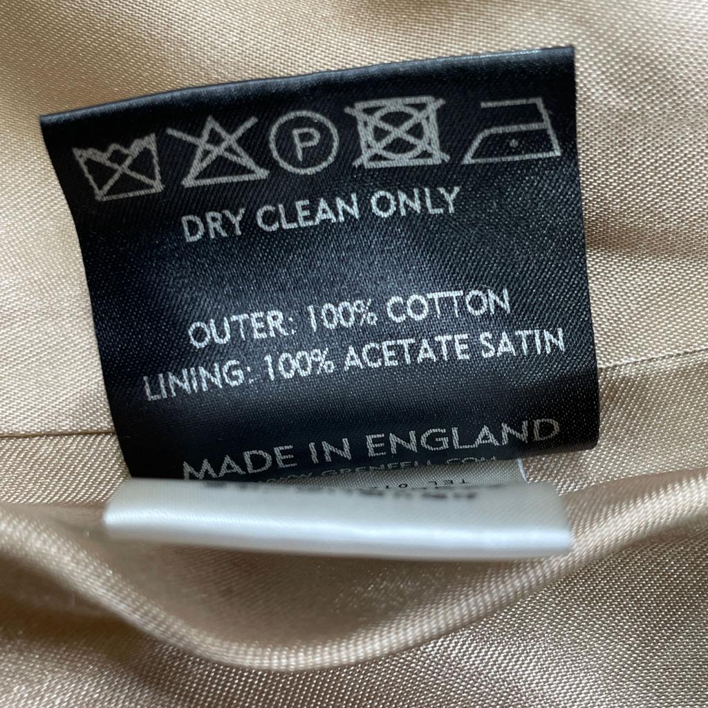 GRENFELL x Martinique Richmond 2 Trench Coat coat 38 beigeUsed