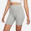 Nike Sportswear Classics Solid Slim Fit Logo Print Cycling Pants Women Bottoms Gray DV7798-063