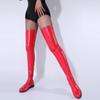 2026 Frühjahr und Herbst Mode Damen Europäische und Amerikanische Überknielange Stiefel mit Seitenreißverschluss und niedrigem Absatz