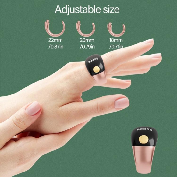 Portable Rings Counter Device For Cooking Exercise Timing Accurate Counting In Religious Ceremonies Meetings Attendance