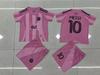 2025-26 Miami Home Pink Messi #10 Soccer Jersey, Kids & Adults Sizes 14-3XL