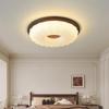 Chinese Retro Mid-Century Zen Ceiling Lamp: Solid Wood, Simple Style for Bedroom or Influencer Room