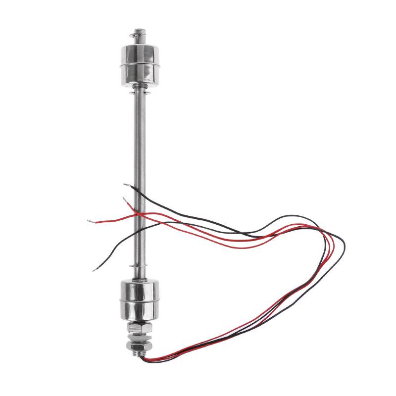 Stainless Steel Float Switch for Tank Liquid Water Level Sensor Double Ball Float Switch for Tank Pool Flow Sensors