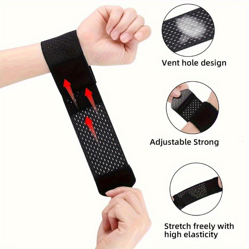 2pcs Wrist Protection Badminton Fitness Jump Rope Elastic Strap Wrist Protection Thin Breathable Anti-sprain Sports Wrist Protection