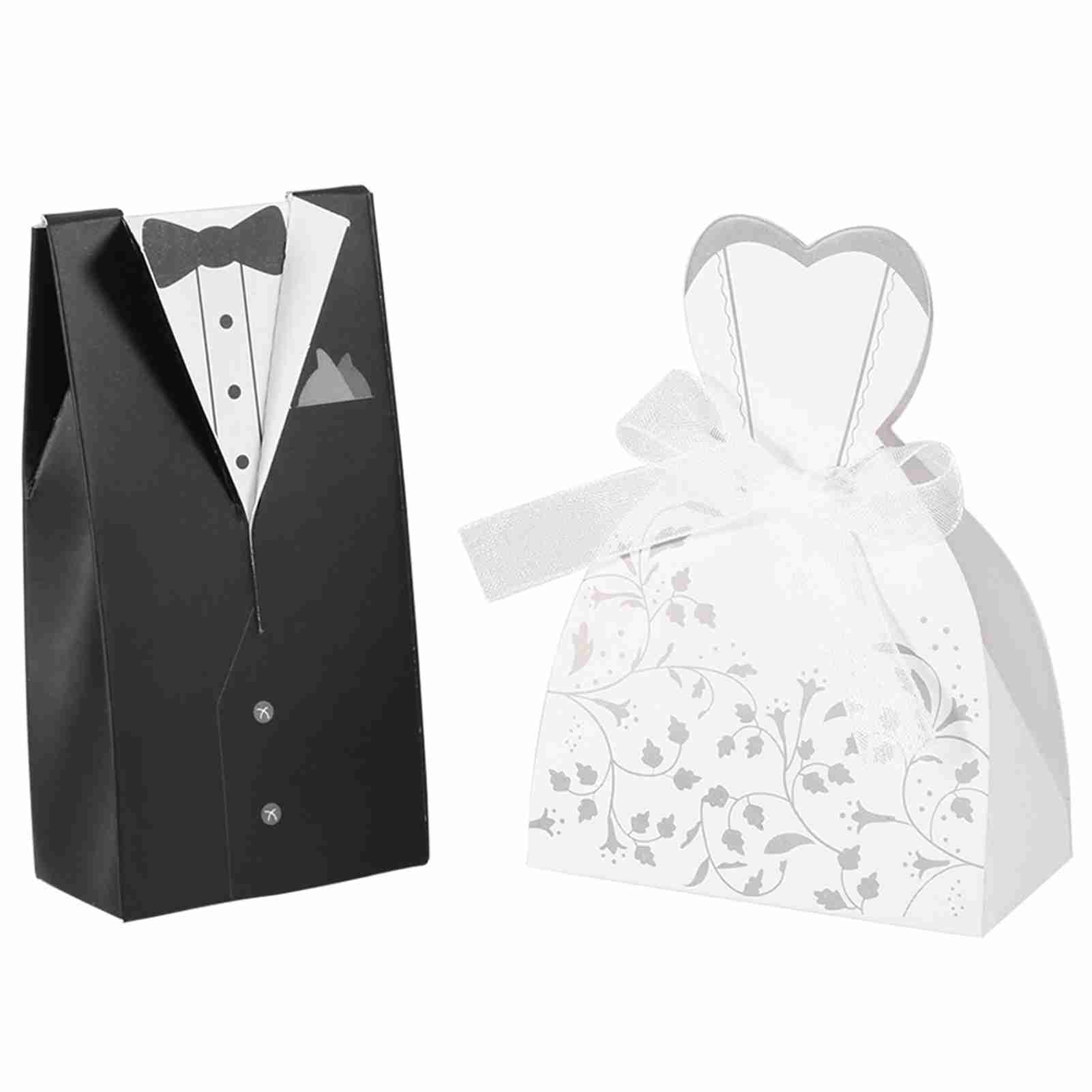 

Novel Elegant Romantic Cardboard Candy Box Wedding Party Gift Decoration(1#)