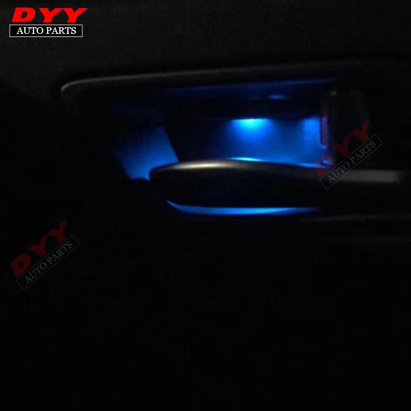 CHR Door Bowl and Handle Ambient Lights, 19-25 Year Models, Single Color Blue, Plug-In, No Damage Replacement.