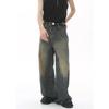 BeatStreet Zomer Heren Baggy Jeans Vintage Amerikaanse Stijl Rechte Wijde Pijp Jeansbroek Casual Broek