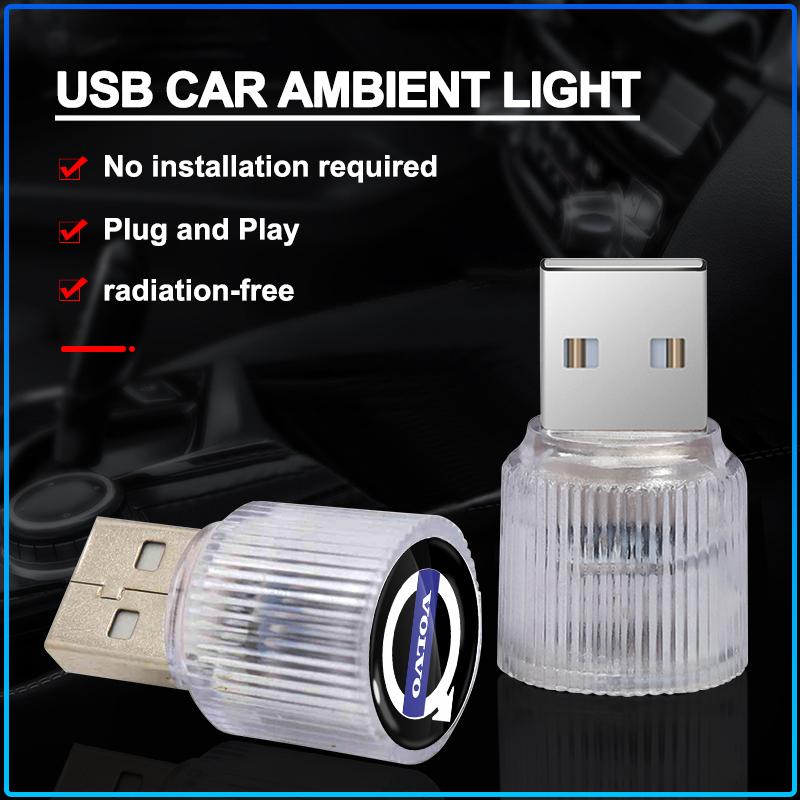 LED Car Atmosphere Lights Auto Interior Decoration Accessories For Volvo XC60 XC90 S60 S80 S40 V40 V60 V70 V50 XC70