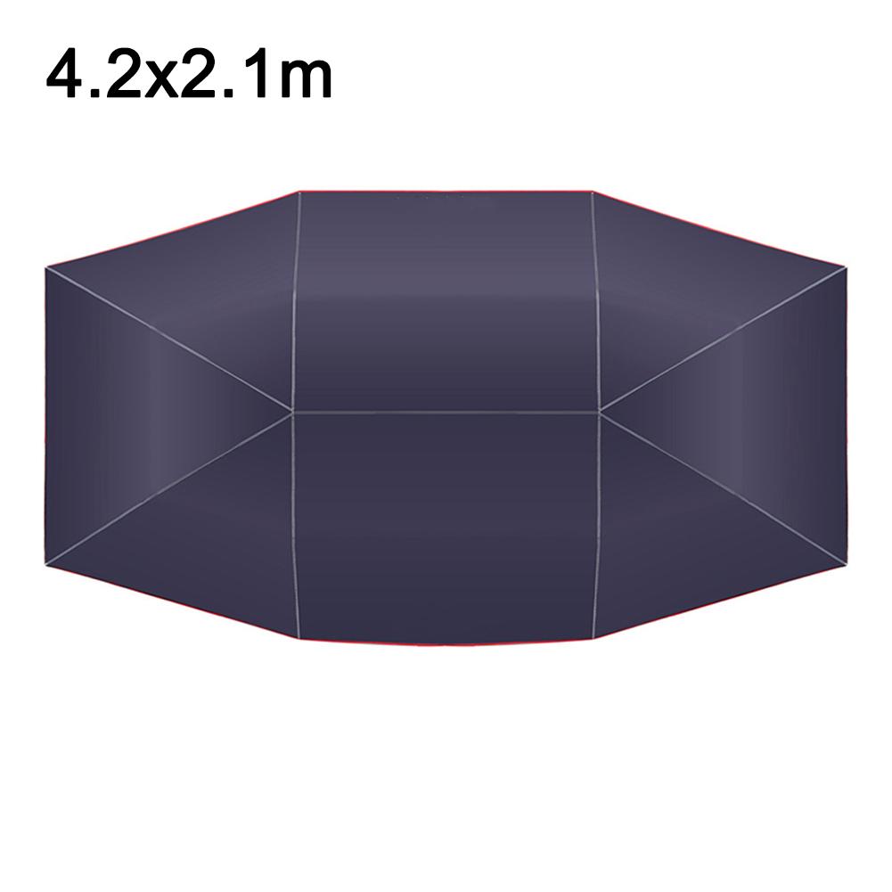

4,2x2,1 м Автомобіль Літня парасолька від сонця Повністю автоматичний складаний дах Літній сонцезахисний сарай Пульт дистанційного керування Портативний навіс