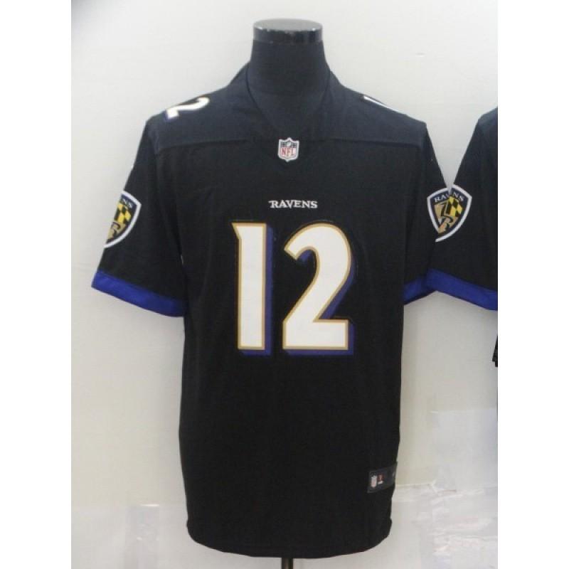 2026 NFL Short Sleeve Jersey Baltimore Ravens Second Generation Embroidered Football