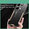 Poco 4g Pro For M6 Case Luxury Laser Carving Metal Shockproof Aluminium Alloy Back Cover For Xiaomi Poco M6 Pro 4g Camera Protection Matte Case