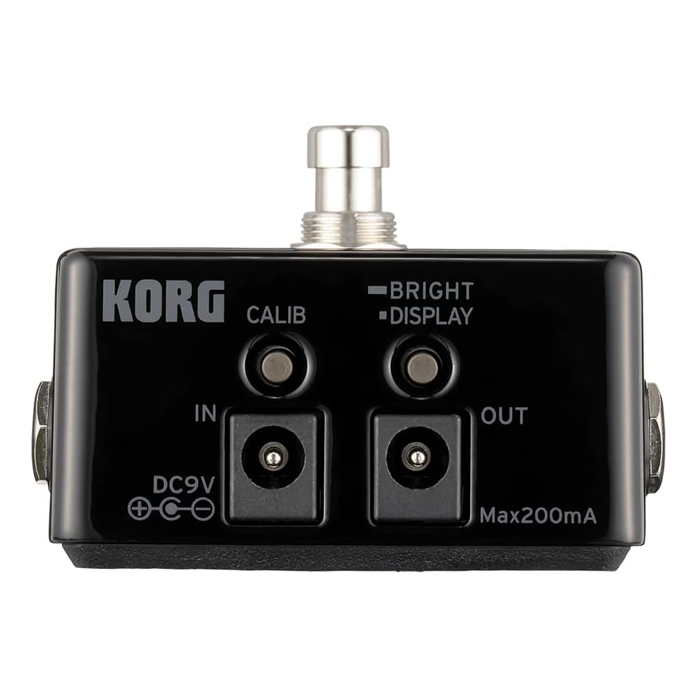 KORG Pitchblack X Pedal Tuner for Guitar/Bass, ±0.1 Cent Accuracy, Ultra Buffer, True Bypass, DC Out, Strobe Tuning, PITCHBLACK PB-X