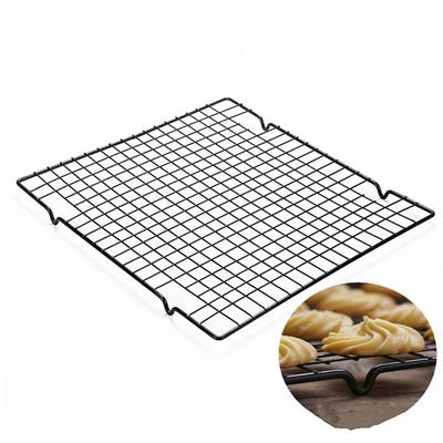 Antihaftbeschichtetes einlagiges Kühlgitter aus Edelstahl, Kuchen- und Brottrocknungsständer, Grill- und Plätzchenbackregal, Küchenhelfer