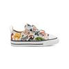 Converse All Star 2V Low top Skateboard Shoes White Multicolor Infant And Toddler 768463C