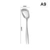 Big Salad Spoon Fork Set Stainless Steel Kitchen Food Server Pasta Utensils Public Gold Tableware Using Buffet Restaurant Tools
