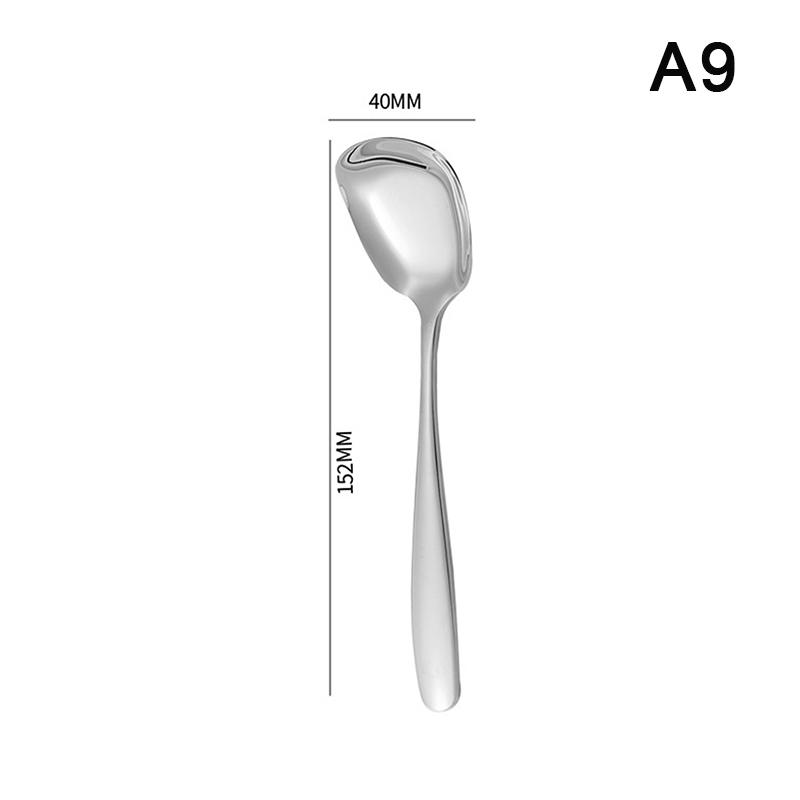 Big Salad Spoon Fork Set Stainless Steel Kitchen Food Server Pasta Utensils Public Gold Tableware Using Buffet Restaurant Tools
