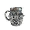 V8 Engine Creative Resin Mug - 3D Design