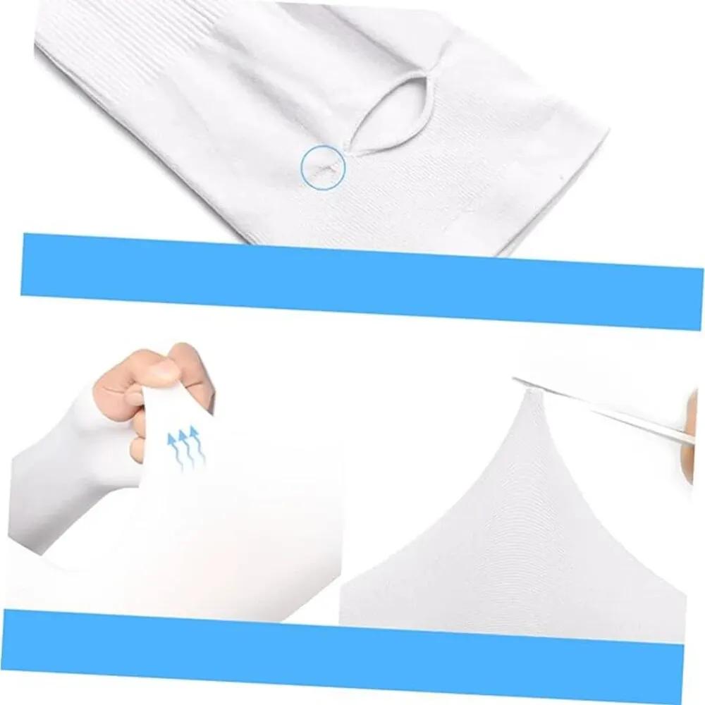 Cooling Protective Arm Sleeves with UV Shield for Men and Women - Arm Sleeve Holders for Sun Protection
