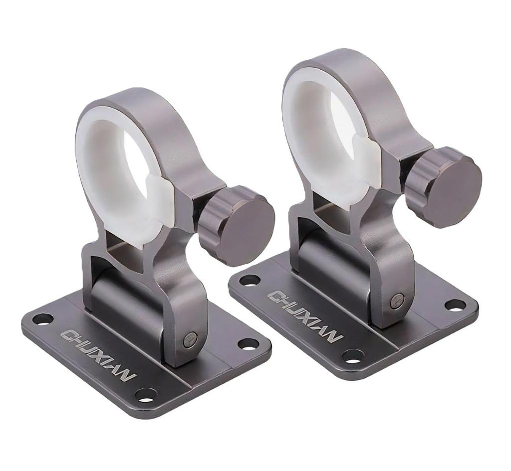 Azumafy Rod Holder, Cooler Box Fishing Rod Holder, Fishing Rod Stand, Set of 2, Parasol Mounting Screws Included, Rod Stand, Fishing Box, Umbrella