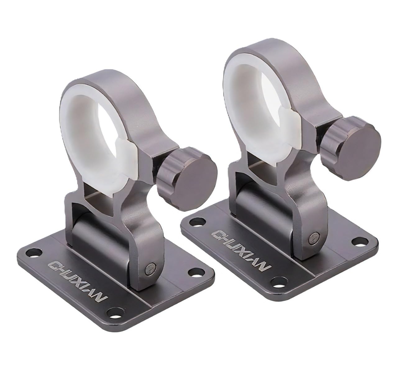 

azumafy Rod Holder, Cooler Box Fishing Rod Holder, Fishing Rod Stand, Set of 2, Parasol Mounting Screws Included, Rod Stand, Fishing Box, Umbrella