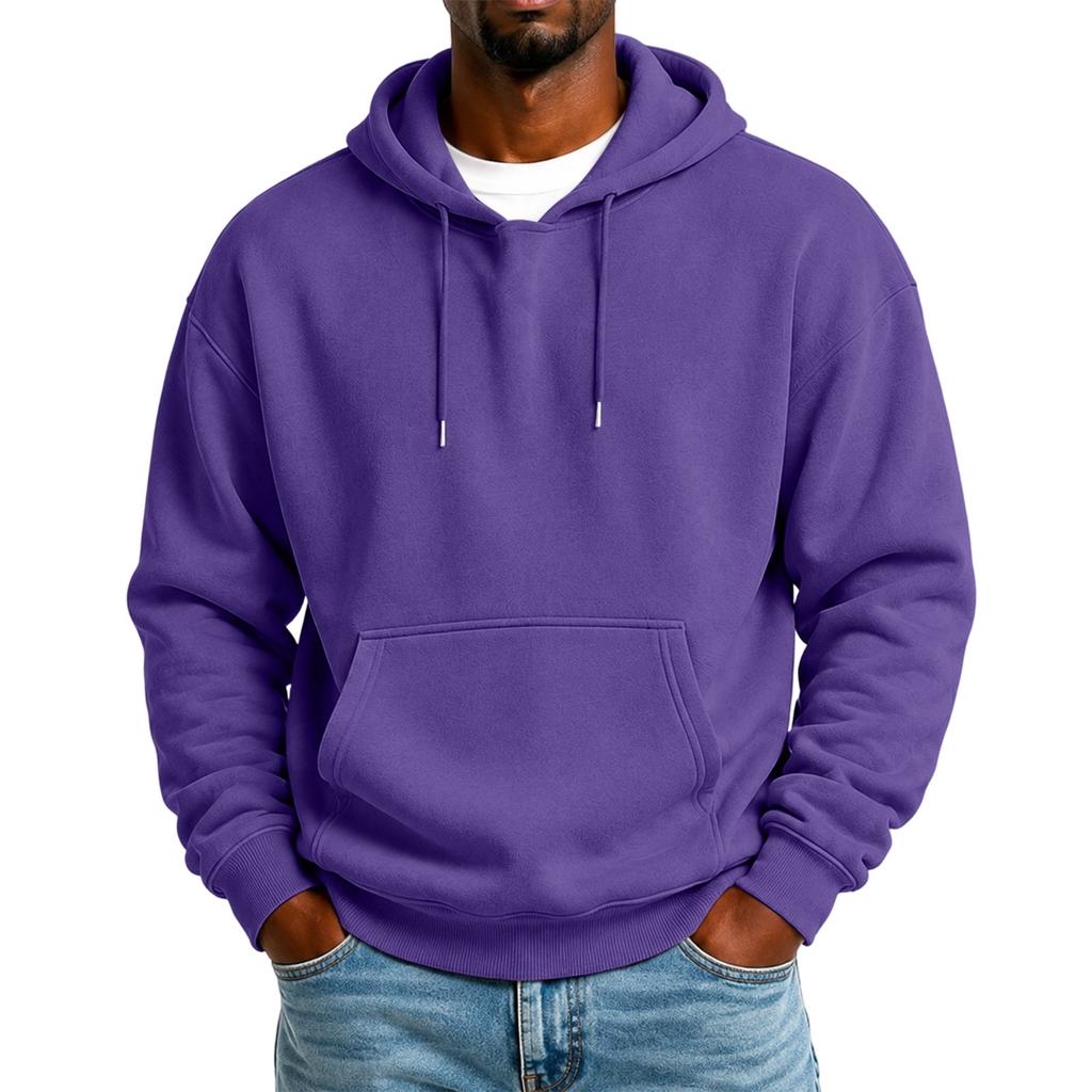 Men's Athletic Pullover Hoodie Casual Sweatshirt for Gym and Running Training