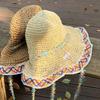 INS Lace Brim Sunshade Cap Elegant Sun Protection Cap Outdoor Beach Hat  Outdoor Activities