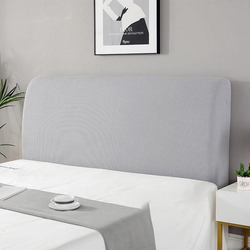 Copertura Testiera Geometrica Stile Nordico Elastica Morbida Confortevole Tessuto Poliestere Copertura Testiera Antipolvere Protettore Decorazione