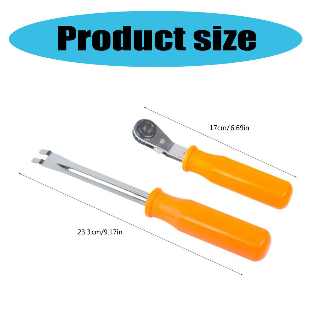 Double Square Ratchet Wrench Automatic Slack Adjuster Comprehensive Air Brake System Service for Vehicle Maintenance