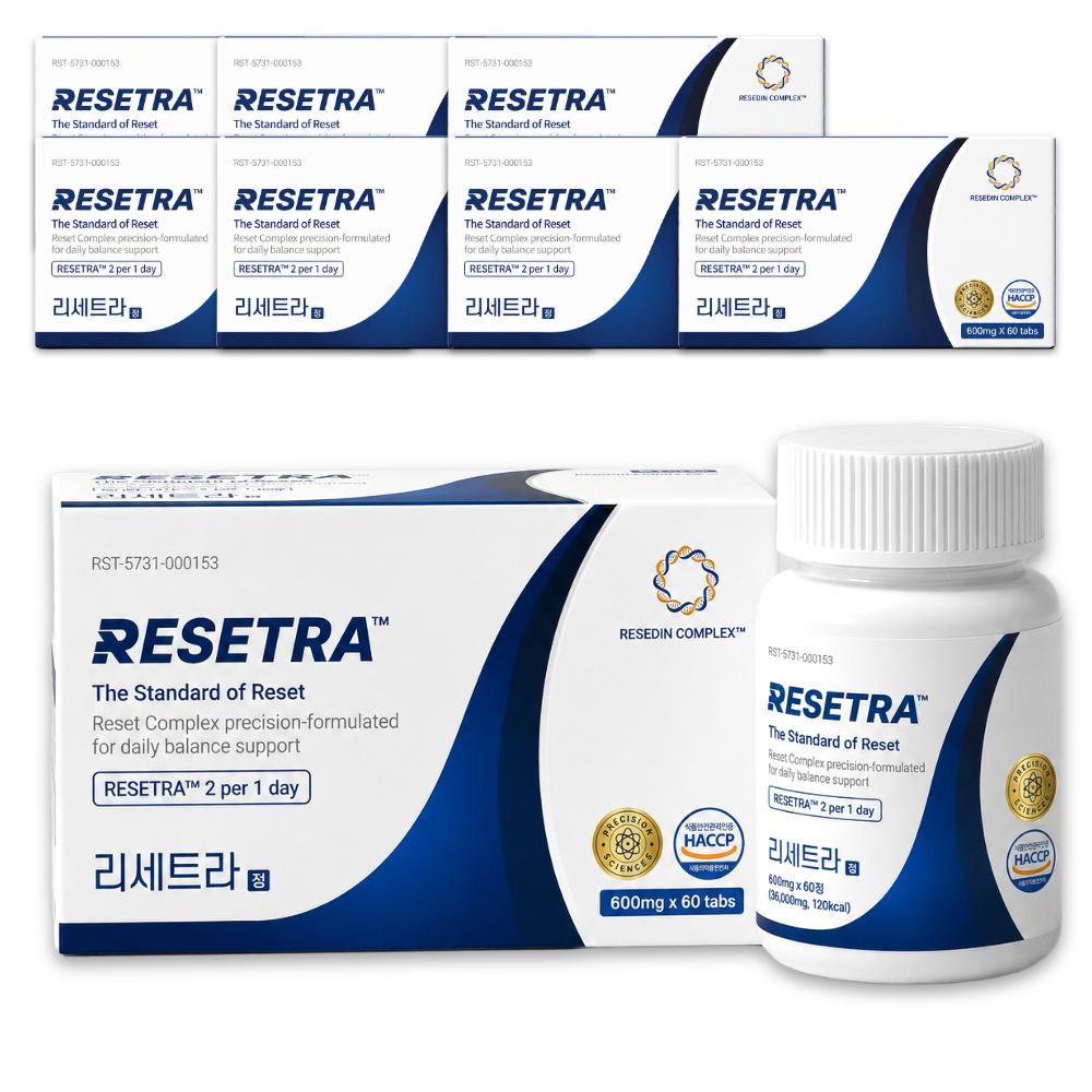 Resetra Tablets, 8 pcs, 60 tablets Ingredients: may be subject to change at the manufacturer’s discretion. For the most | 8 pcs 60 tablets