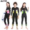 Kids Rash Guard Swimsuit Long Sleeve One-Piece UV Protection Quick Dry Dive Suit Boys Girls