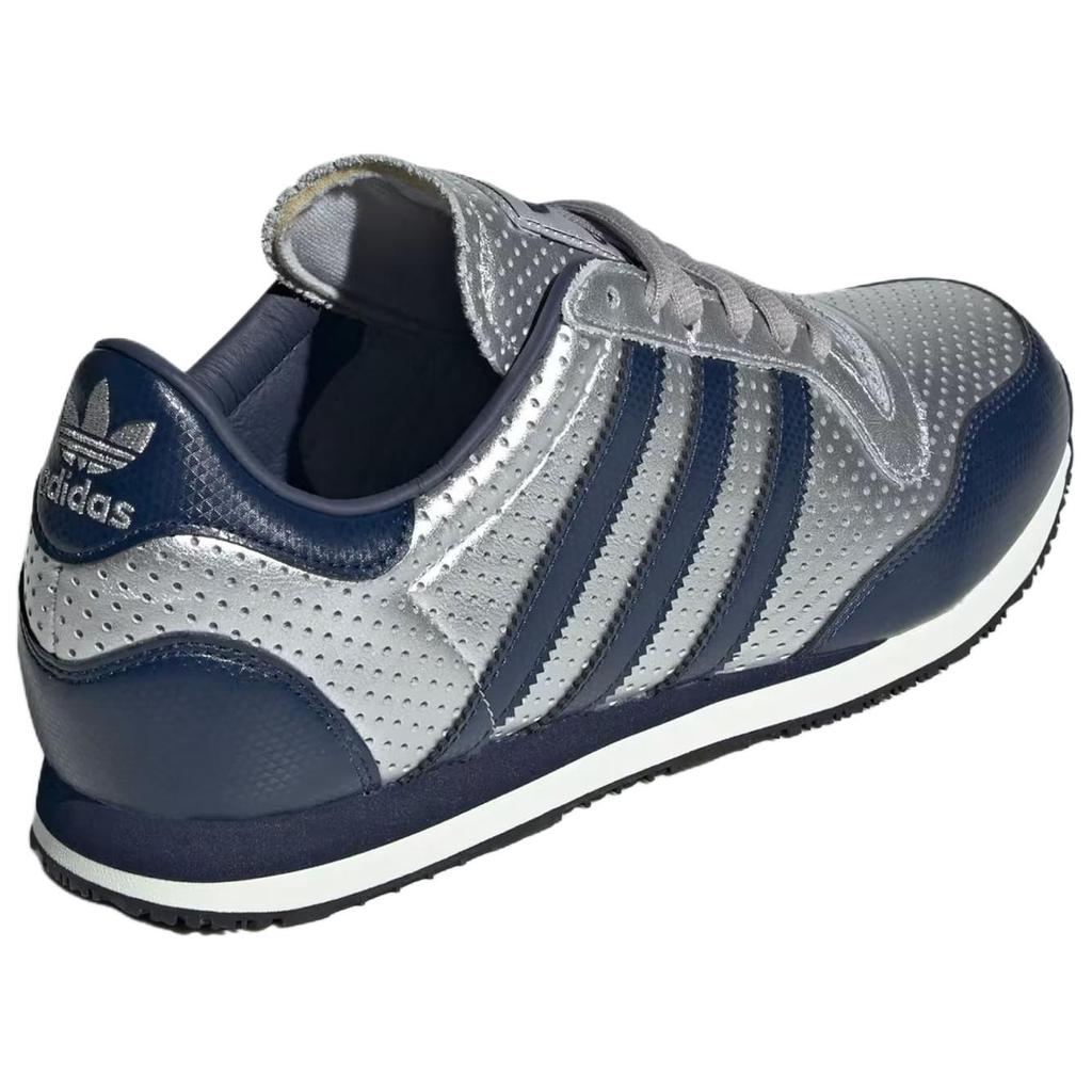 Adidas Galaxy OG Silver Metallic Night Indigo Unisex Sneakers Off-White JR1614