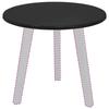 Table Top Ø 50 x 1.5 cm Round Engineered Wood Black