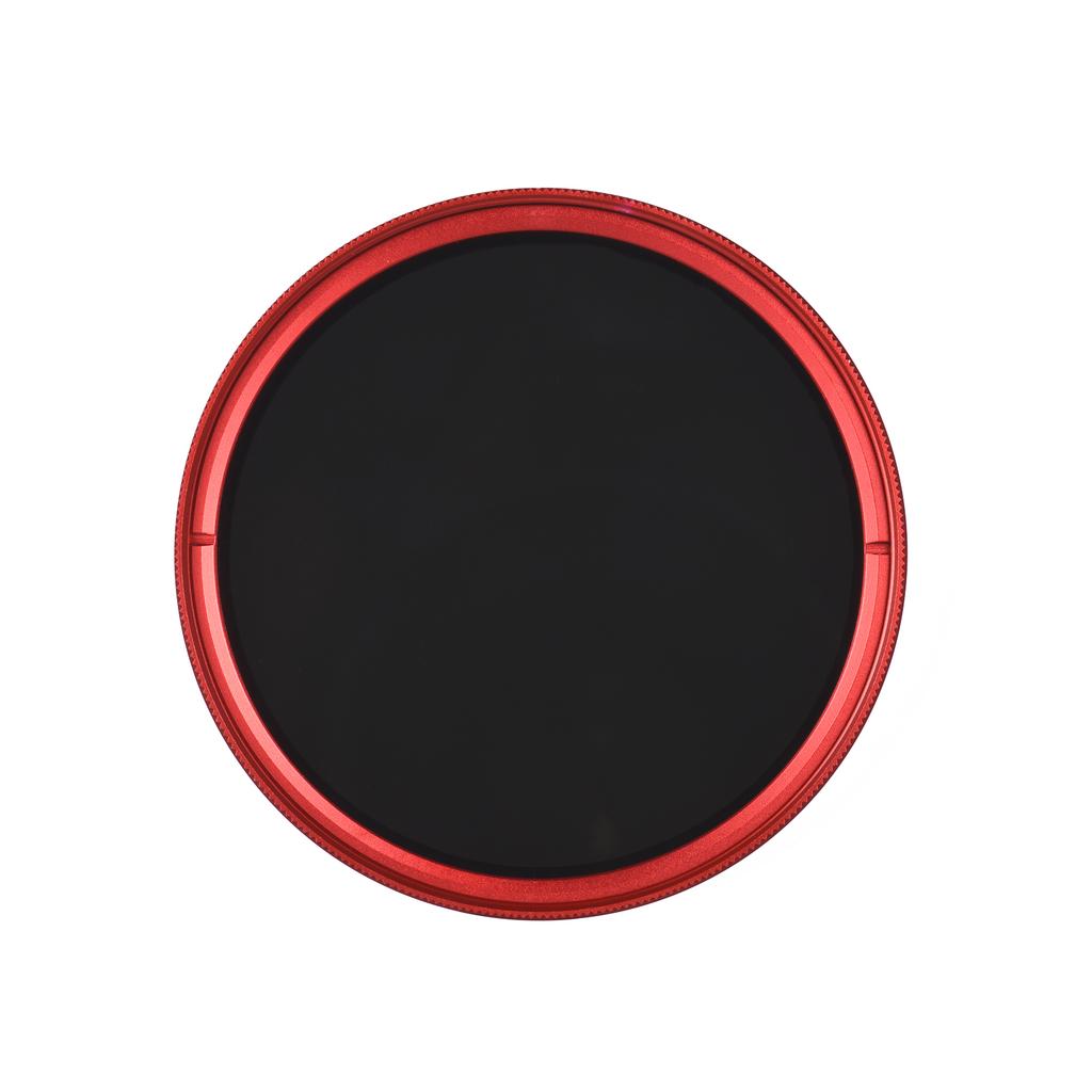 FOTGA 67mm Slim ND Fader Variable Filter Neutral Density ND2 To ND400 Red Replacement for Canon Nikon DSLR Camera