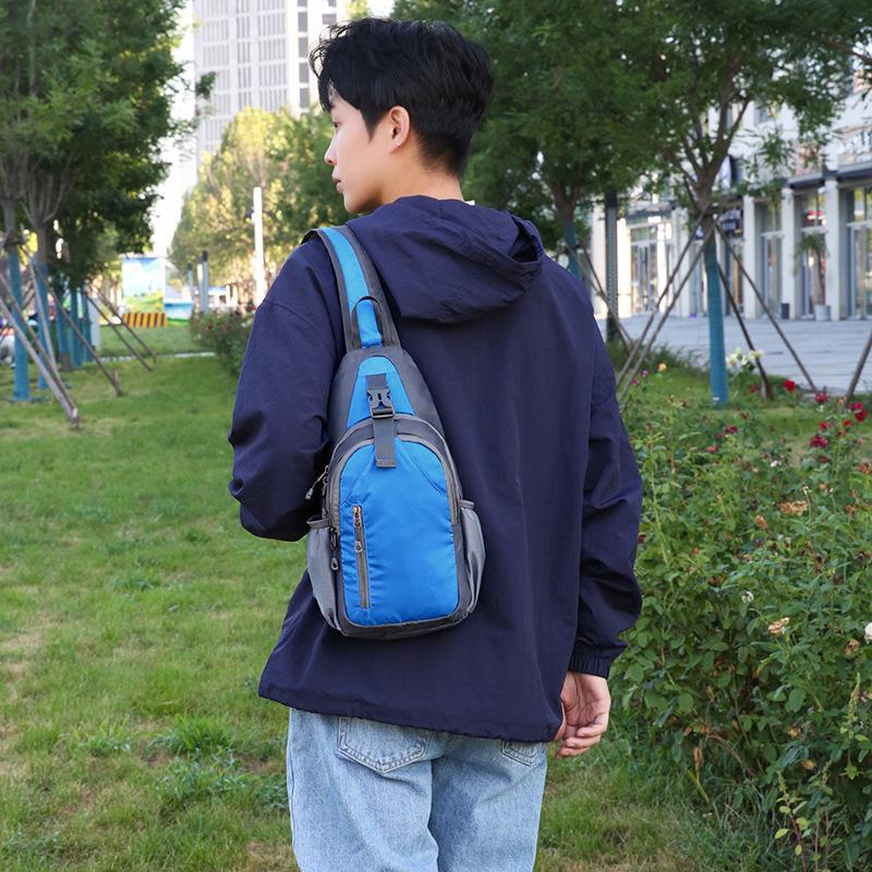 Borsa pettorale unisex Borsa portaoggetti semplice Borsa da viaggio leggera Borsa a tracolla piccola Borsa casual alla moda