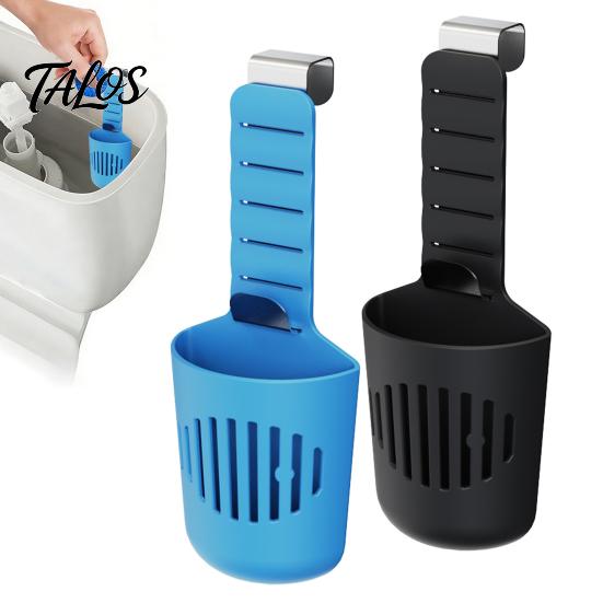 Toilet Tank Residue Reducer Tablet Holder, Adjustable Hanging Controlled Dispenser, with Rustproof In-tank Bleach Dispenser Hook, Plastic Basket