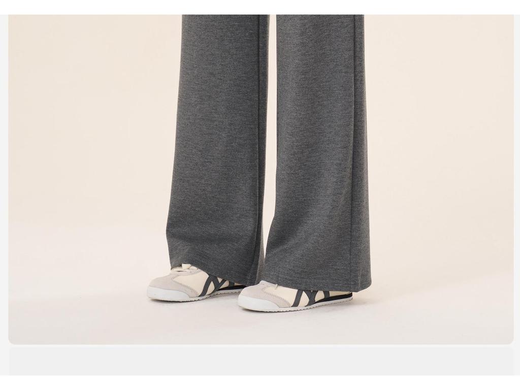 Petite Black Wide-Leg Maternity Pants - Non-Constricting for Spring & Autumn 2025