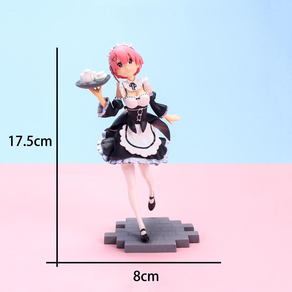 Hatsune Miku Anime Puppe Rosa Sakura Hatsune PVC Action Puppe Sonoko mit Kaninchen Halten Kuppel Mädchen Schönes Mädchen Modell Sammlung Spielzeug
