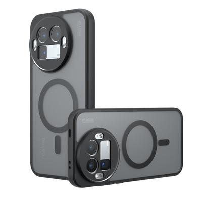 Przezroczyste etui dla Magsafe Mocne magnetyczne ładowanie bezprzewodowe Twarde plastikowe odporne na wstrząsy etui dla Realme GT8 Pro GT8Pro RMX5210