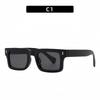 2026 European Retro Rectangular Small Frame Sunglasses - Stylish Men's & Women's High-End UV Protection