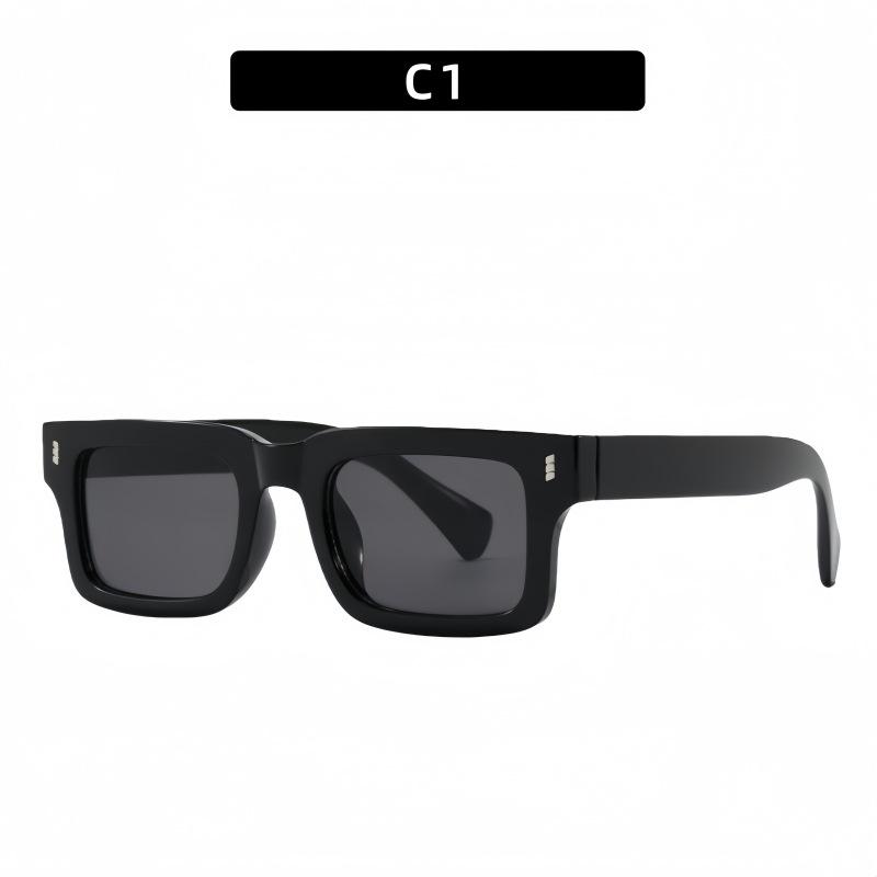 2026 European Retro Rectangular Small Frame Sunglasses - Stylish Men's & Women's High-End UV Protection