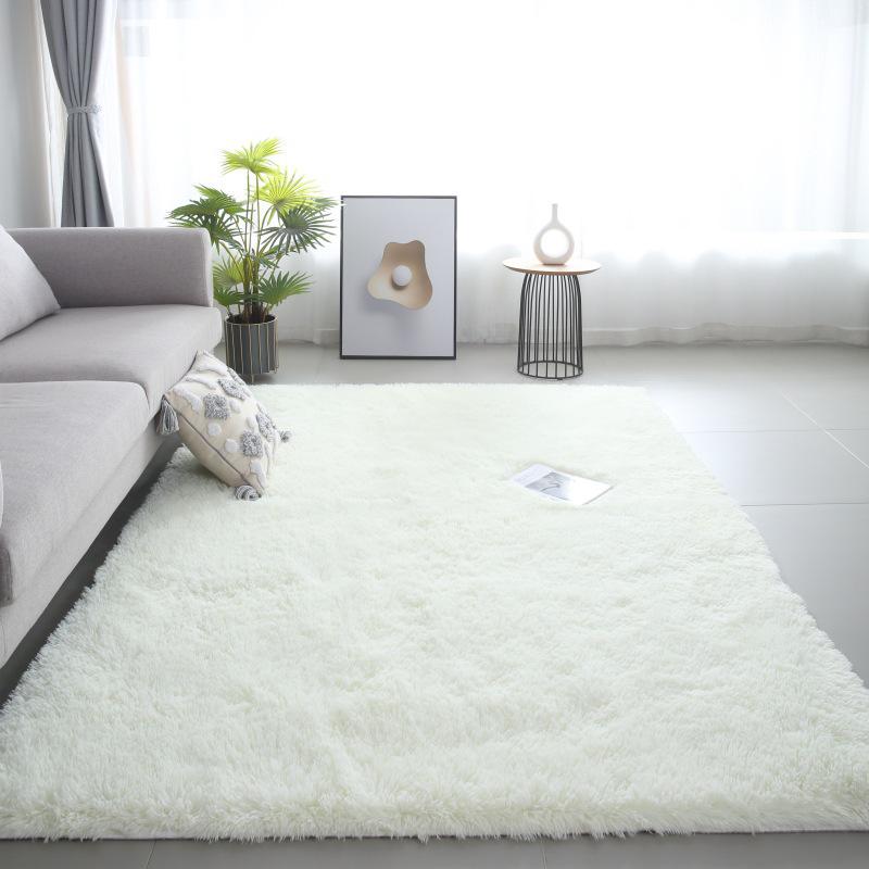 

Уютный плюшевый однотонный ковер — приятный для кожи, толстый и удобный напольный коврик для гостиной или спальни 80x120 cm