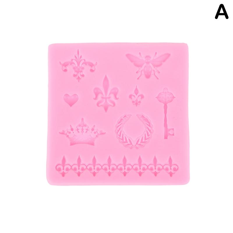Dragonfly Crown Key Po Frame Shaped Silicone Mold Diy Lace Scroll Po Frame Silicone Candy Cake Border Decoration Mold