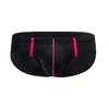 Men Briefs Sexy Low-rise U-Convex Soft Breathable Mesh Panties Patchwork Color Slim Fit Elastic Underwear Daily Wear